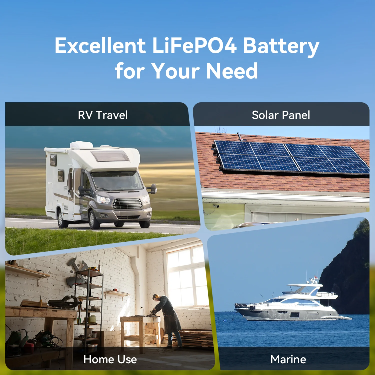 PECRON WB12200 Lithium 12V 200Ah Deep Cycle LiFePO4 Battery - Image 11