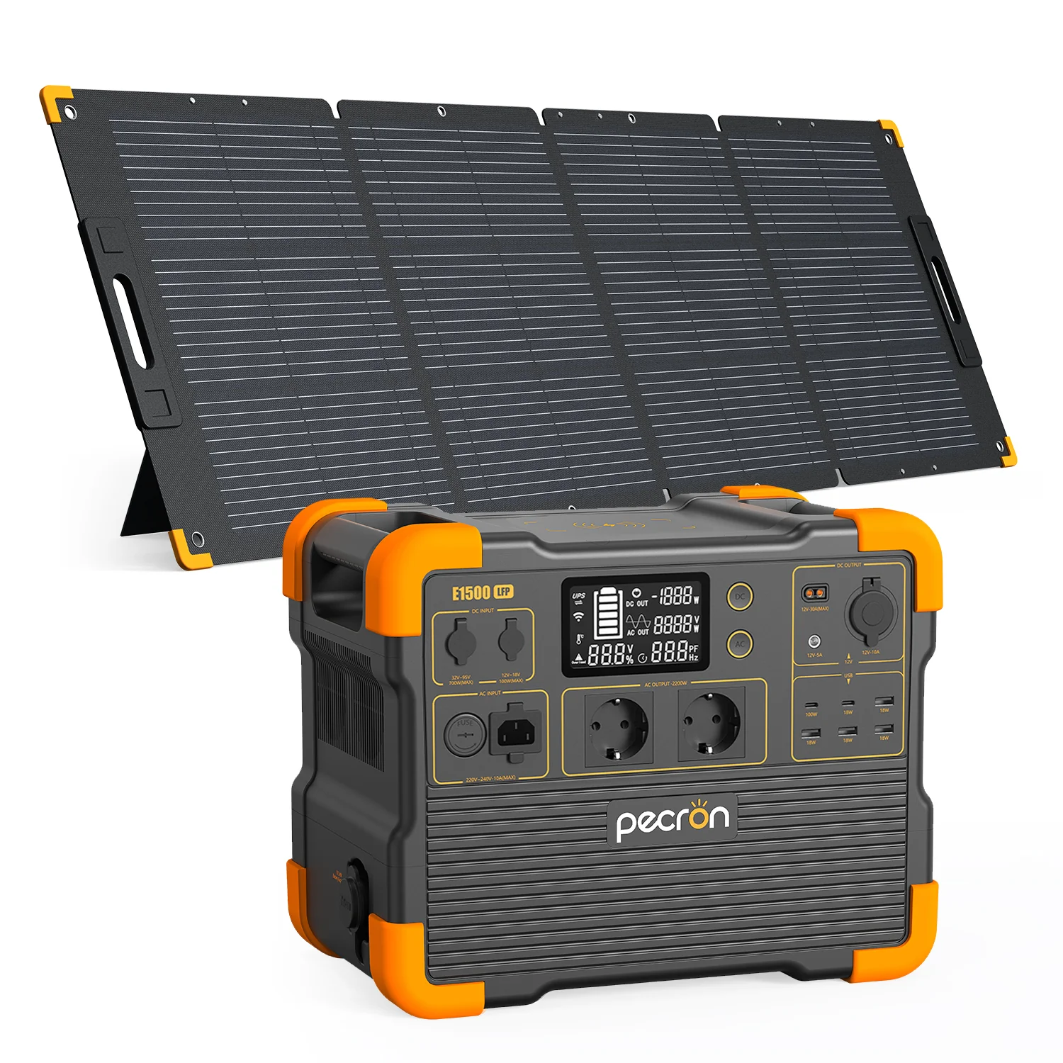 PECRON 230V E1500LFP 2200W 1536Wh Portable Power Station EU Version - Image 8