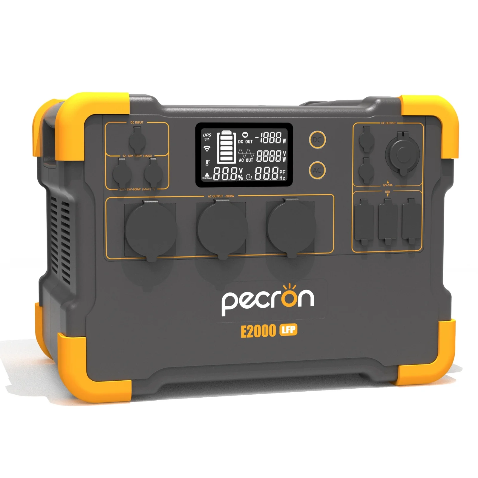PECRON 230V E2000LFP Portable Power Station 2000W 1920Wh EU Version - Image 2