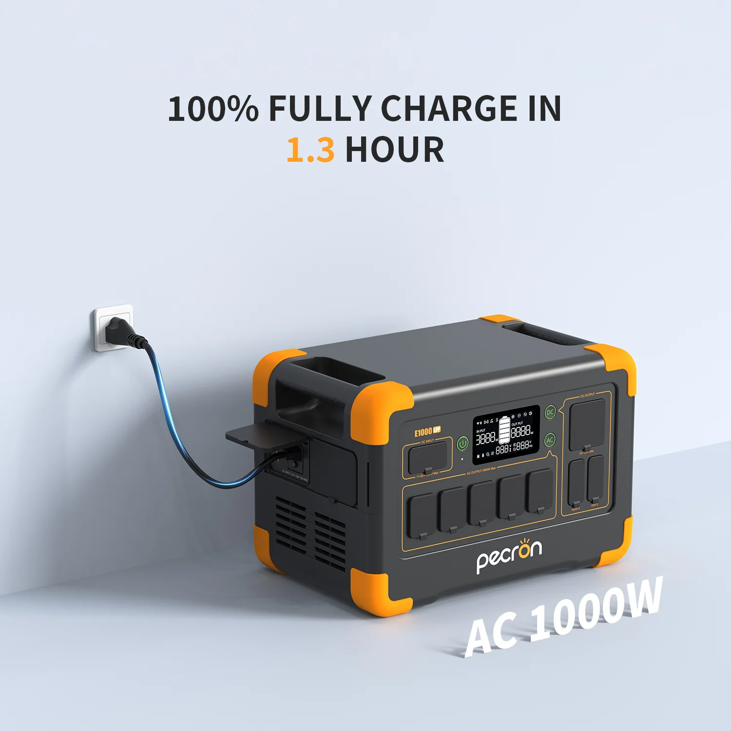 PECRON E1000LFP Portable Power Station 1800W 1024Wh PRE-ORDER - Image 3