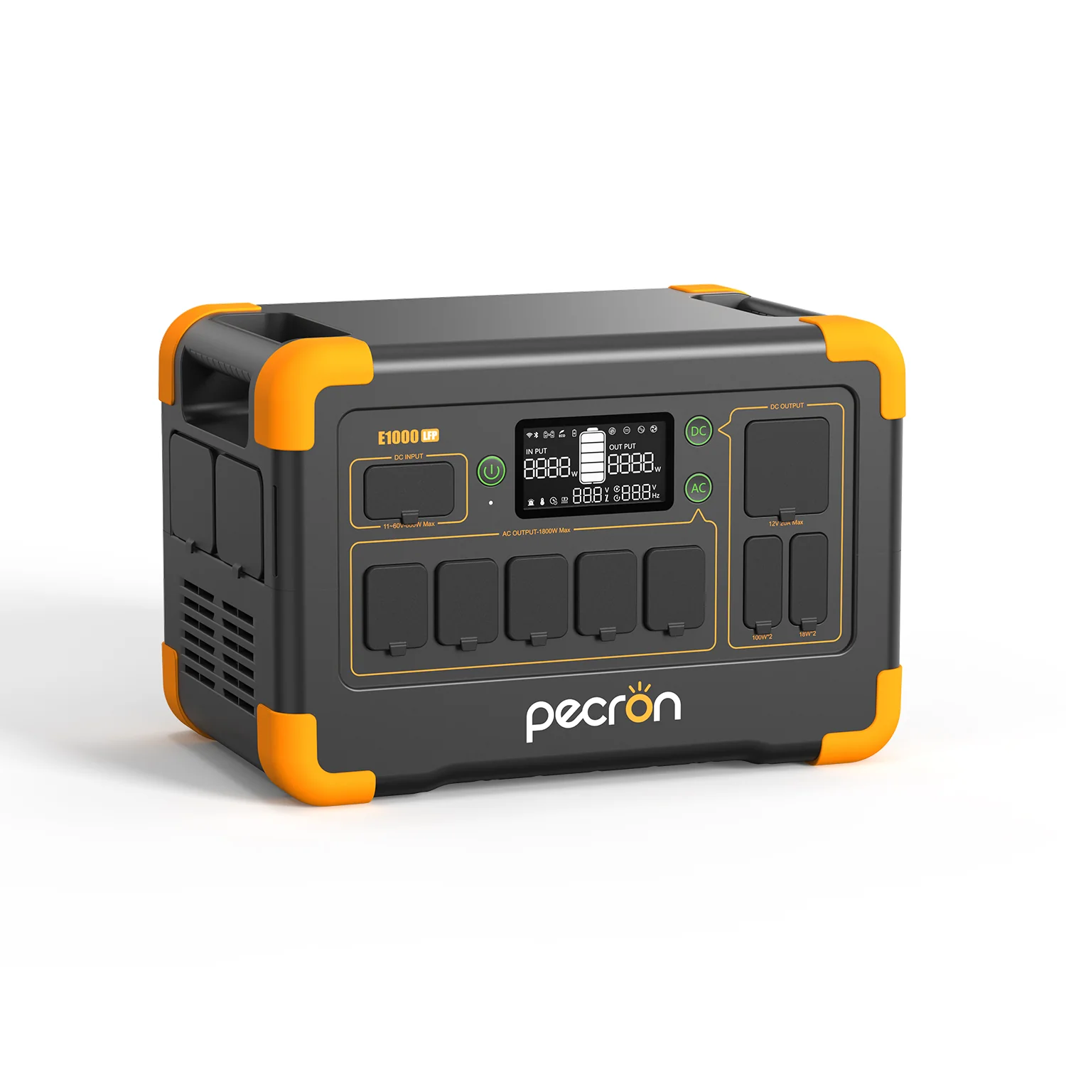 PECRON E1000LFP Portable Power Station 1800W 1024Wh PRE-ORDER - Image 8