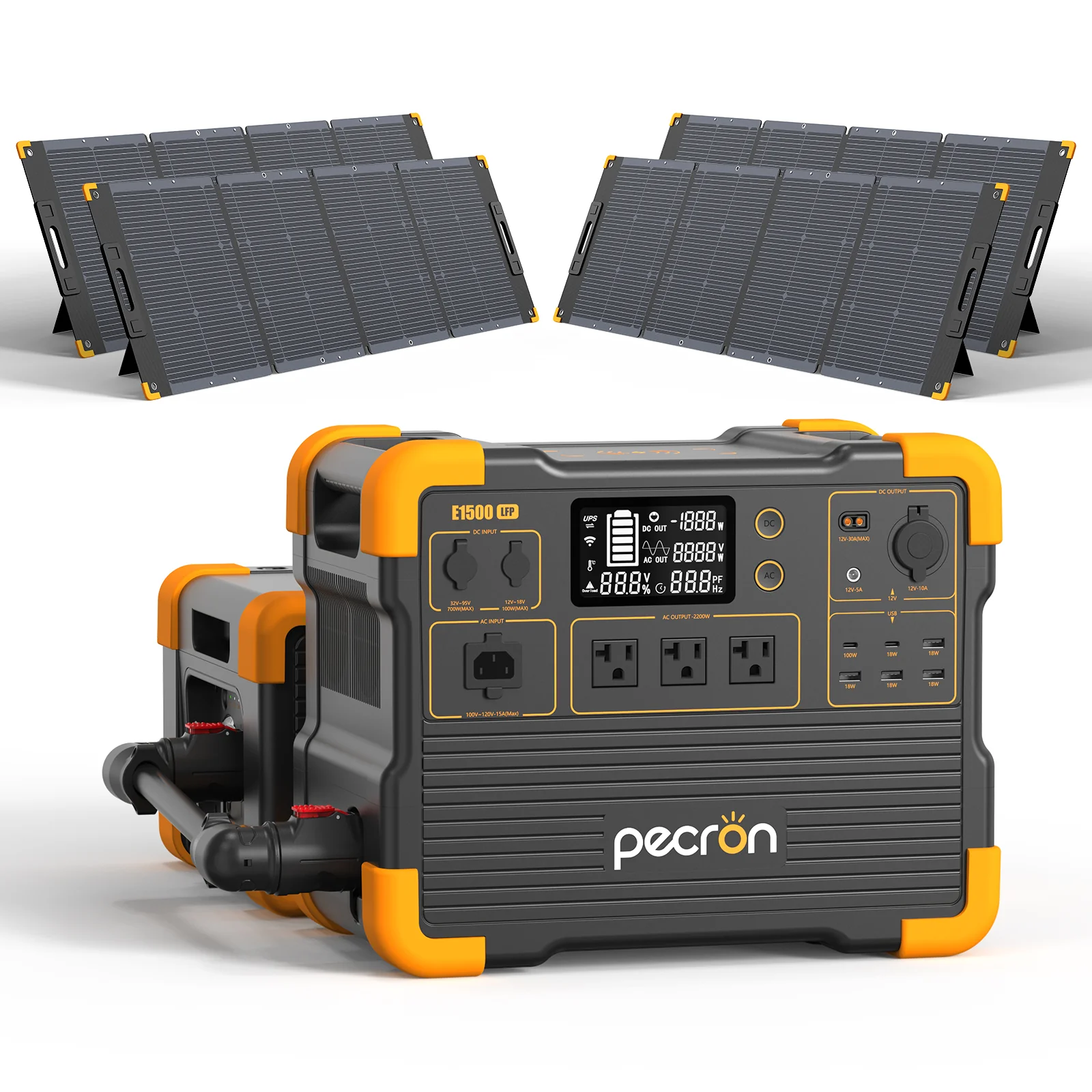PECRON E1500LFP Expandable Portable Power Station 2200W 1536Wh - Image 11