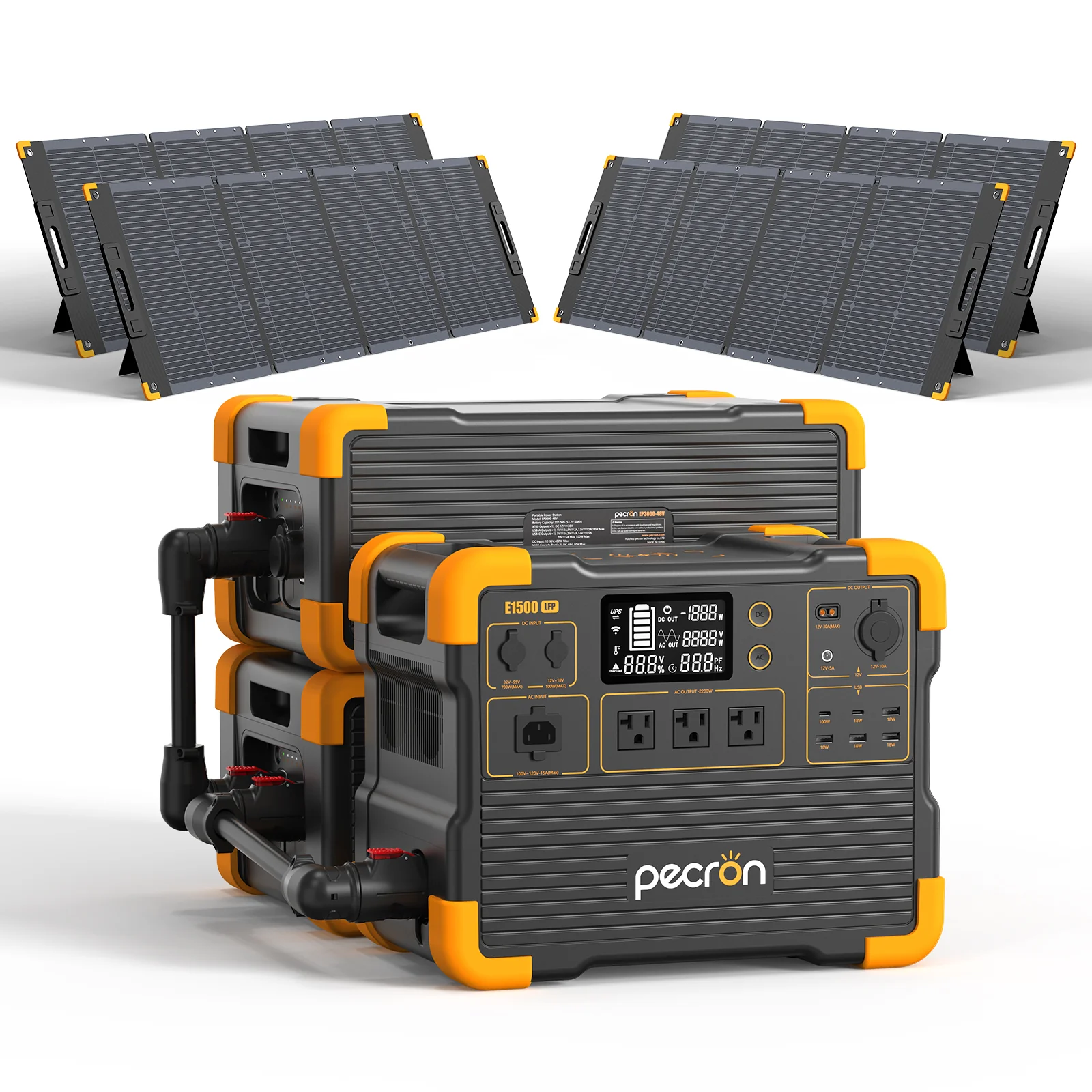 PECRON E1500LFP Expandable Portable Power Station 2200W 1536Wh - Image 12