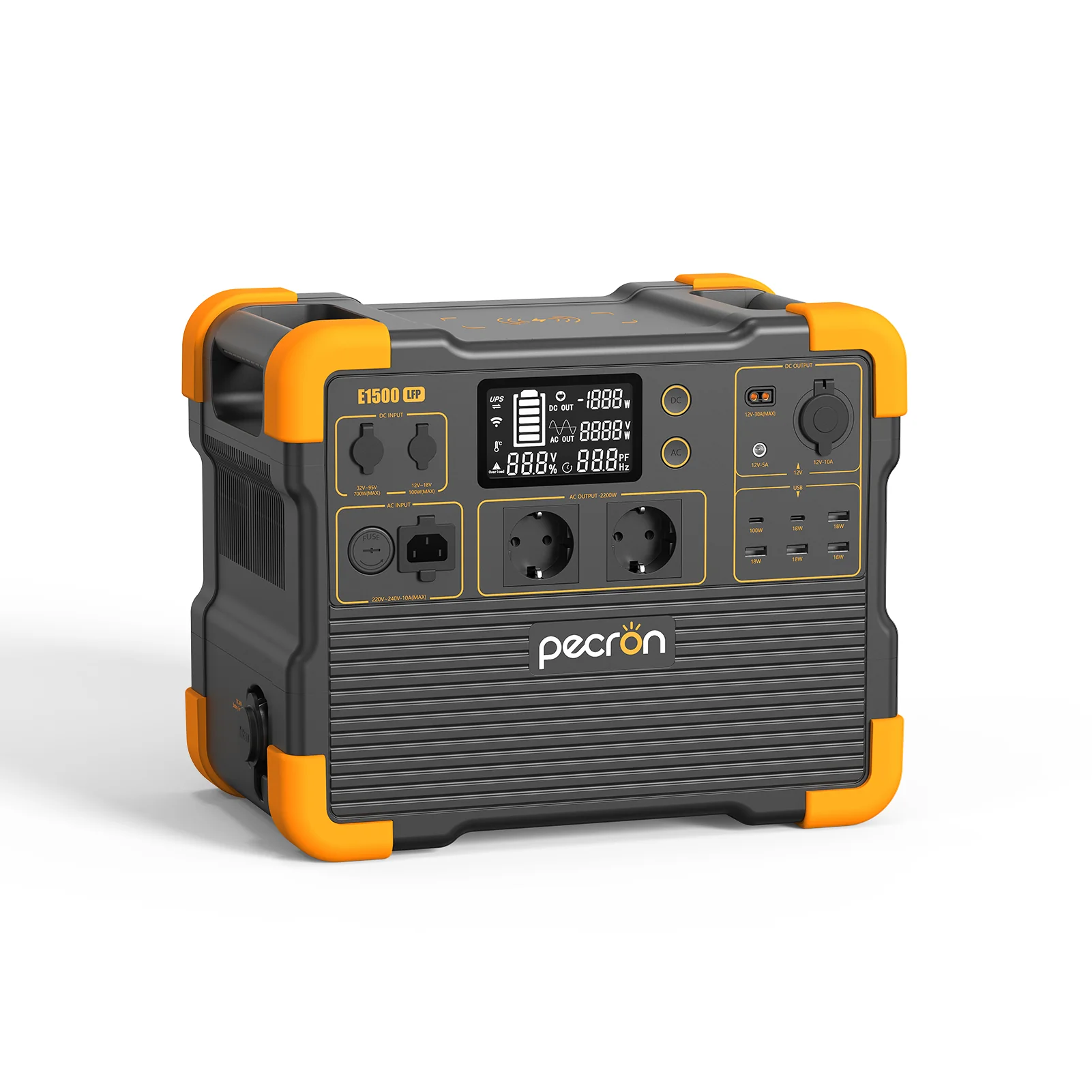 PECRON E1500LFP Expandable Power Station 2200W 1536Wh 230V EU Version - Image 10