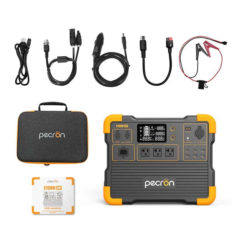 PECRON E1500LFP Expandable Portable Power Station 2200W 1536Wh - Image 3