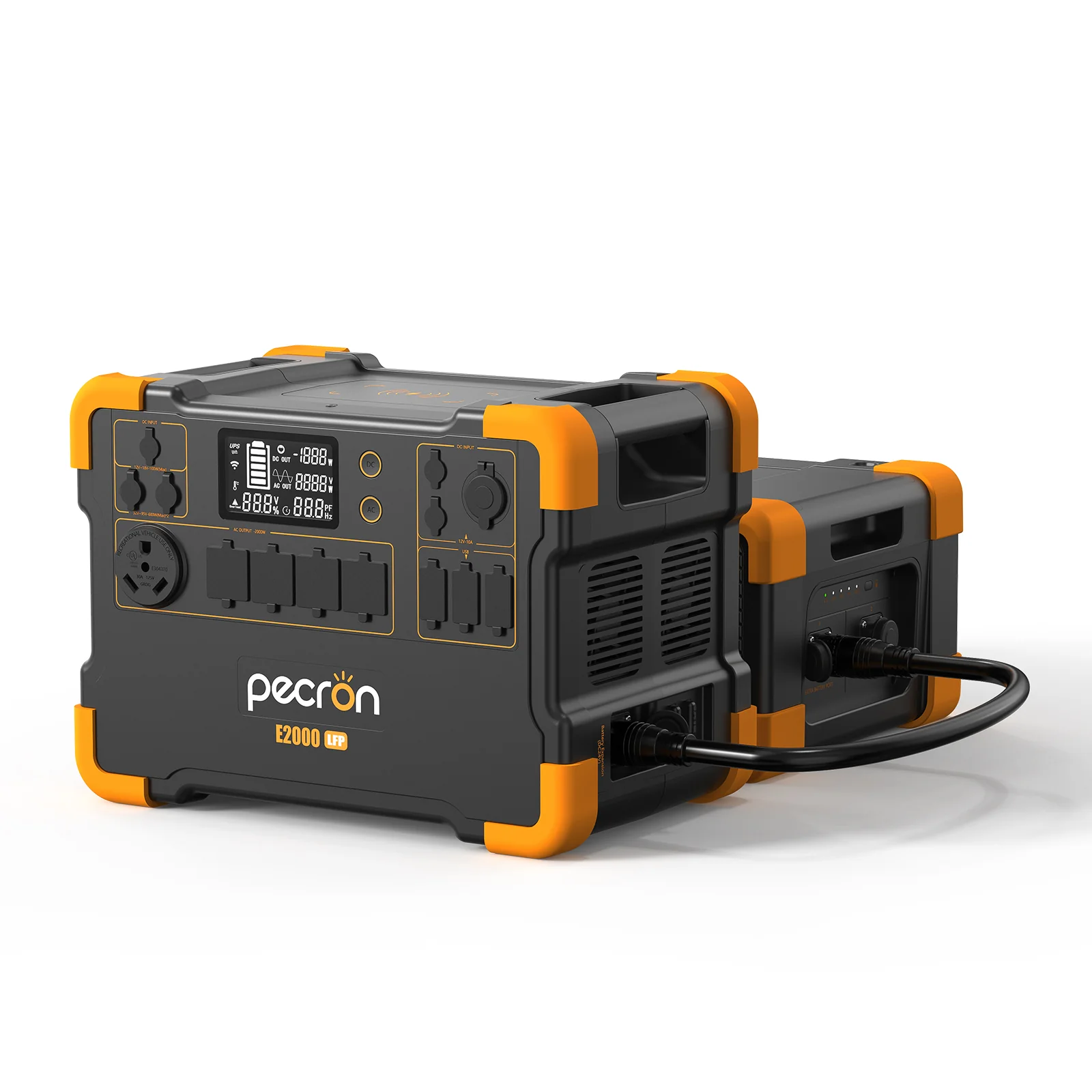 PECRON E2000LFP 2000W 1920Wh Portable Power Station CA - Image 3