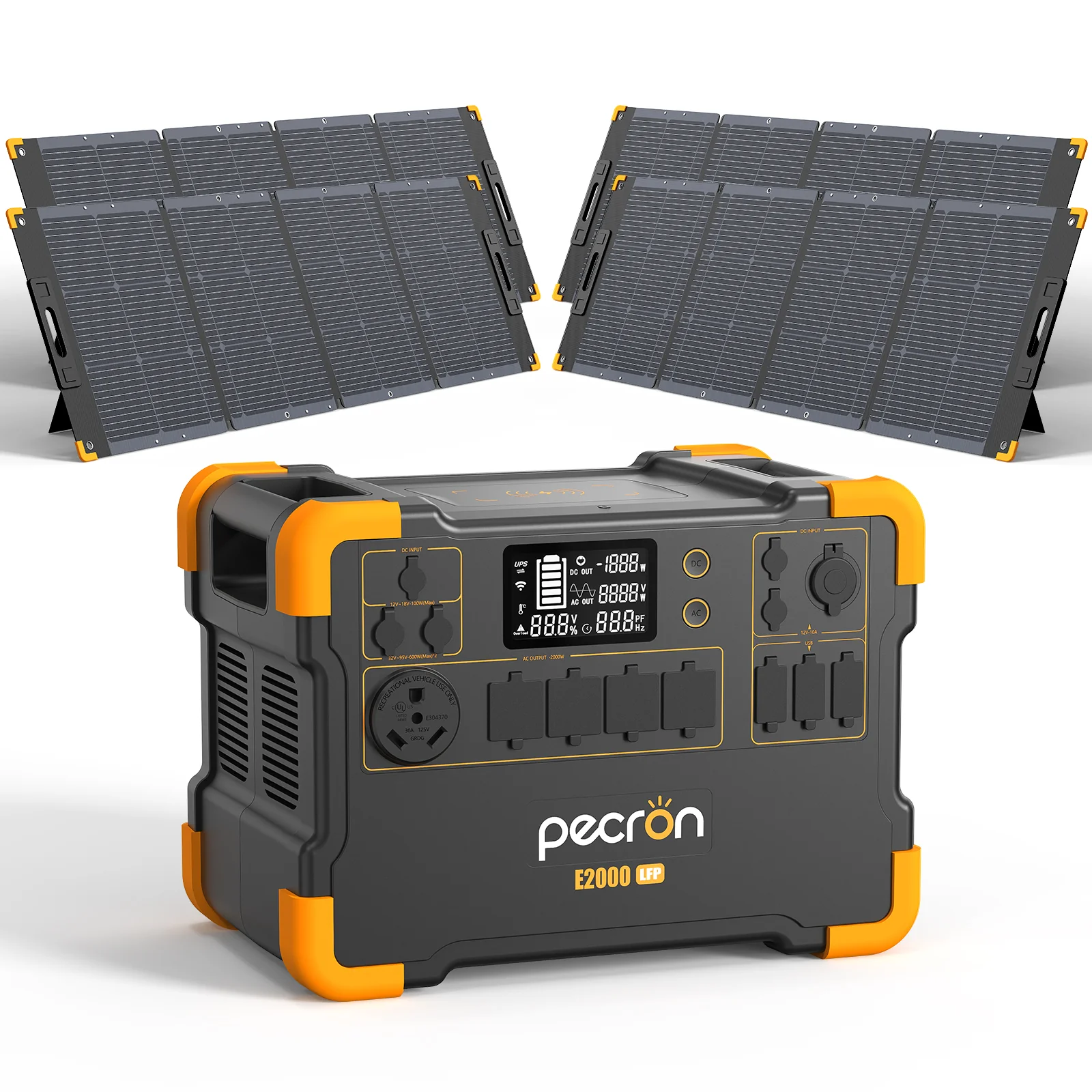 PECRON E2000LFP 2000W 1920Wh Portable Power Station CA - Image 8