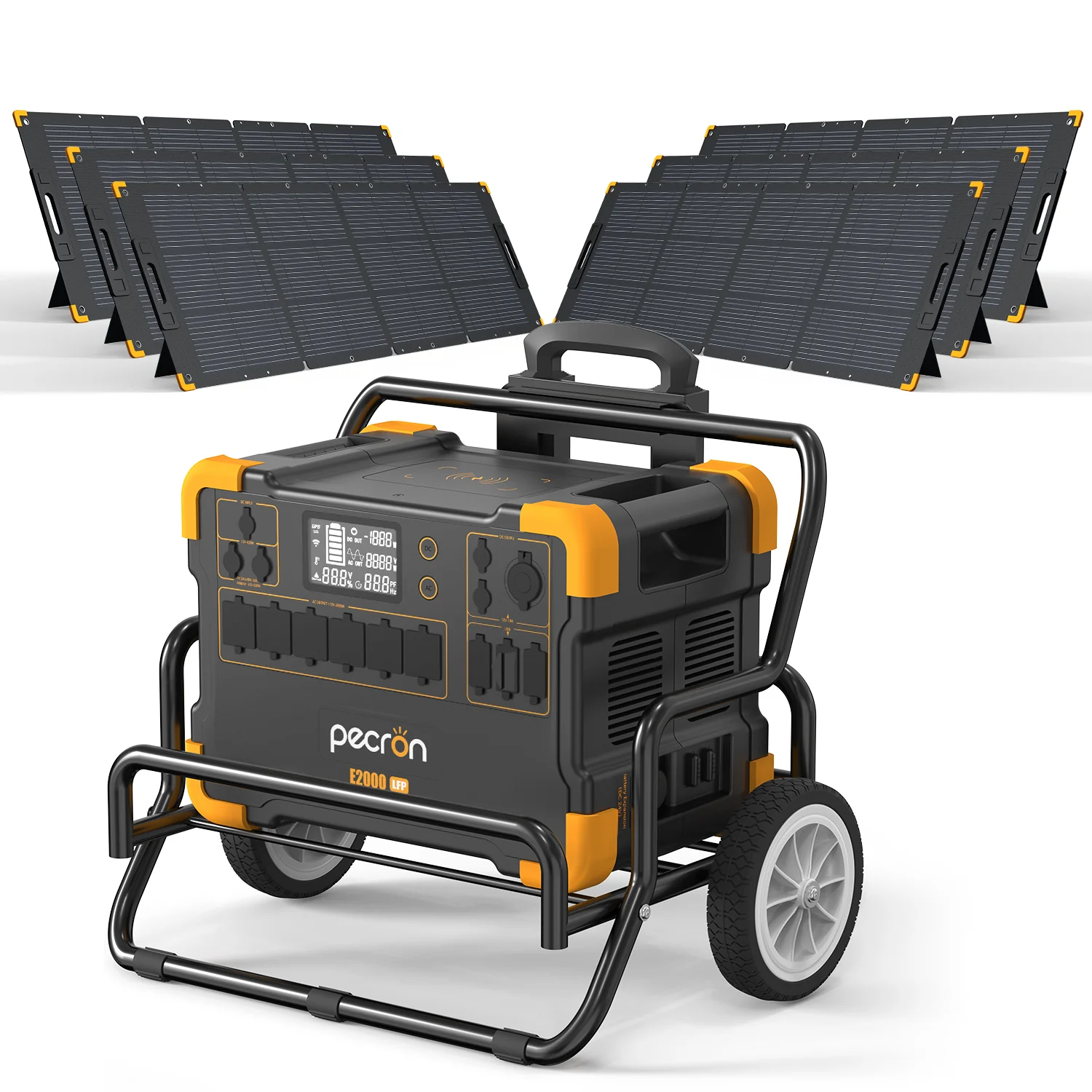 PECRON E2000LFP Expandable Solar Generator System Kit - Image 15