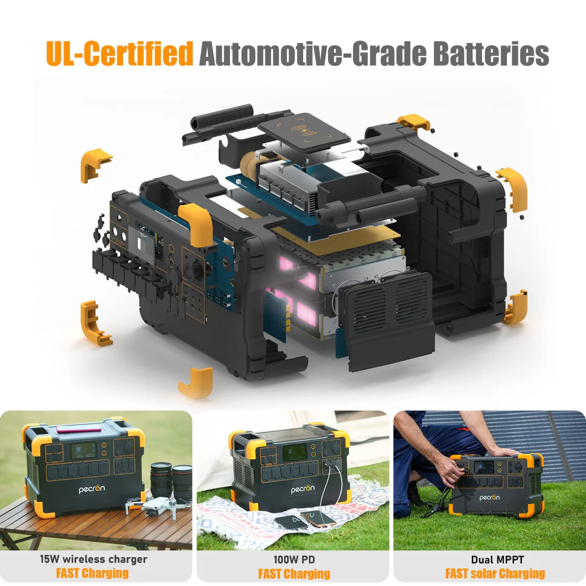 PECRON E2000LFP Expandable Solar Generator System Kit - Image 5