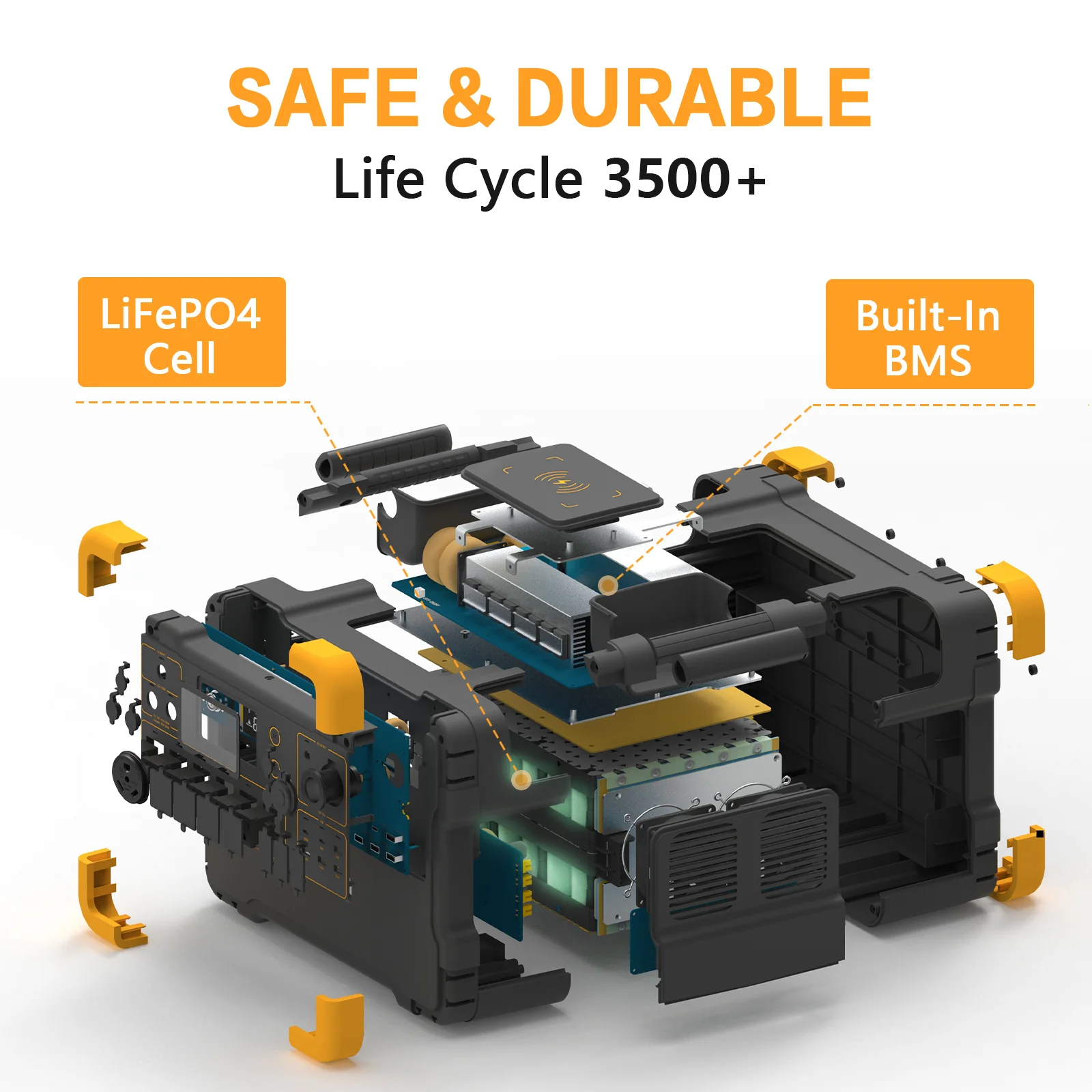 PECRON E2000LFP Expandable Solar Generator System Kit - Image 8