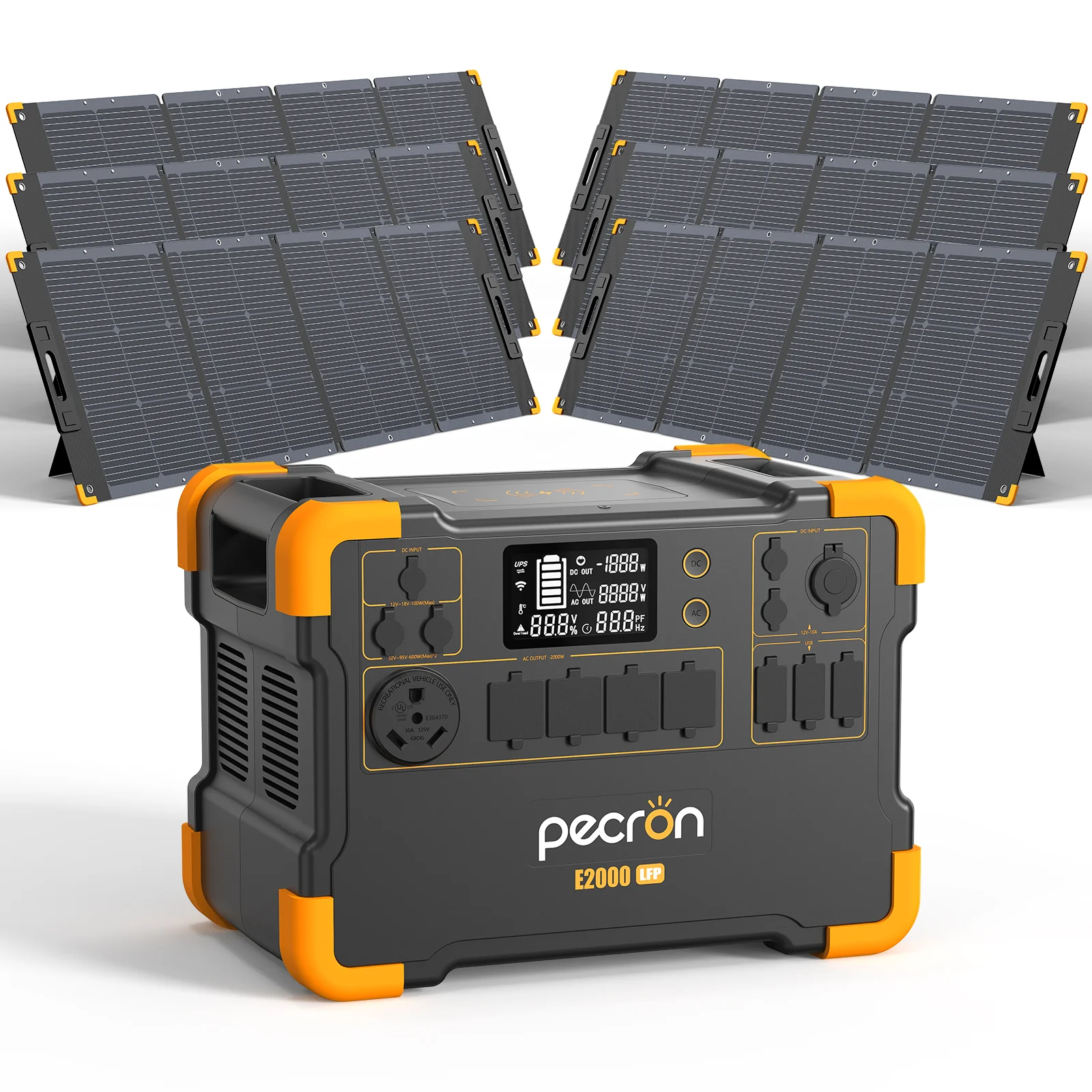 PECRON E2000LFP Expandable Portable Power Station 2000W 1920Wh - Image 9
