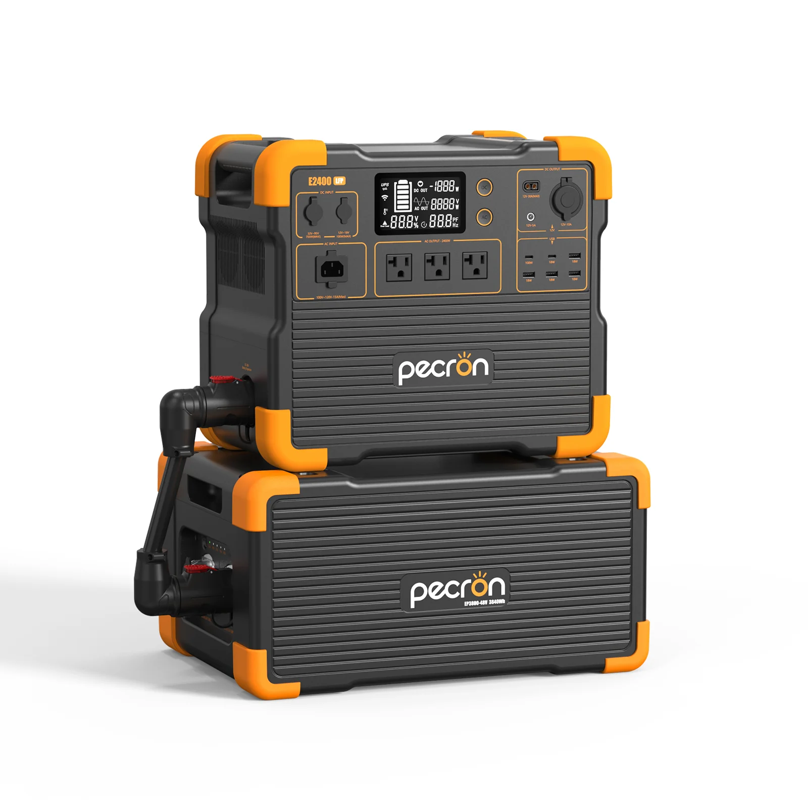 PECRON E2400LFP Portable Power Station 2400W 2048Wh - Image 16