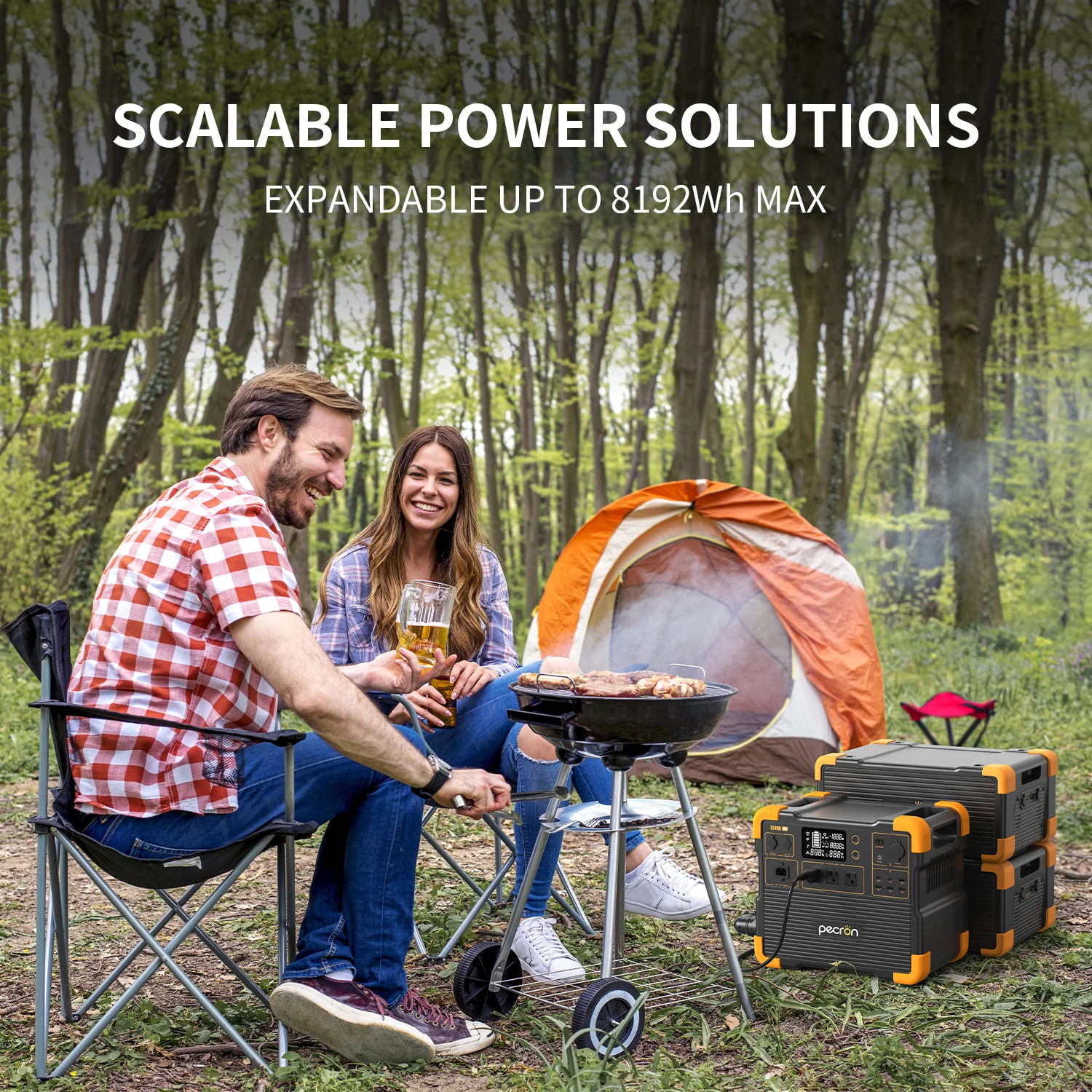 PECRON E2400LFP Portable Power Station 2400W 2048Wh - Image 7