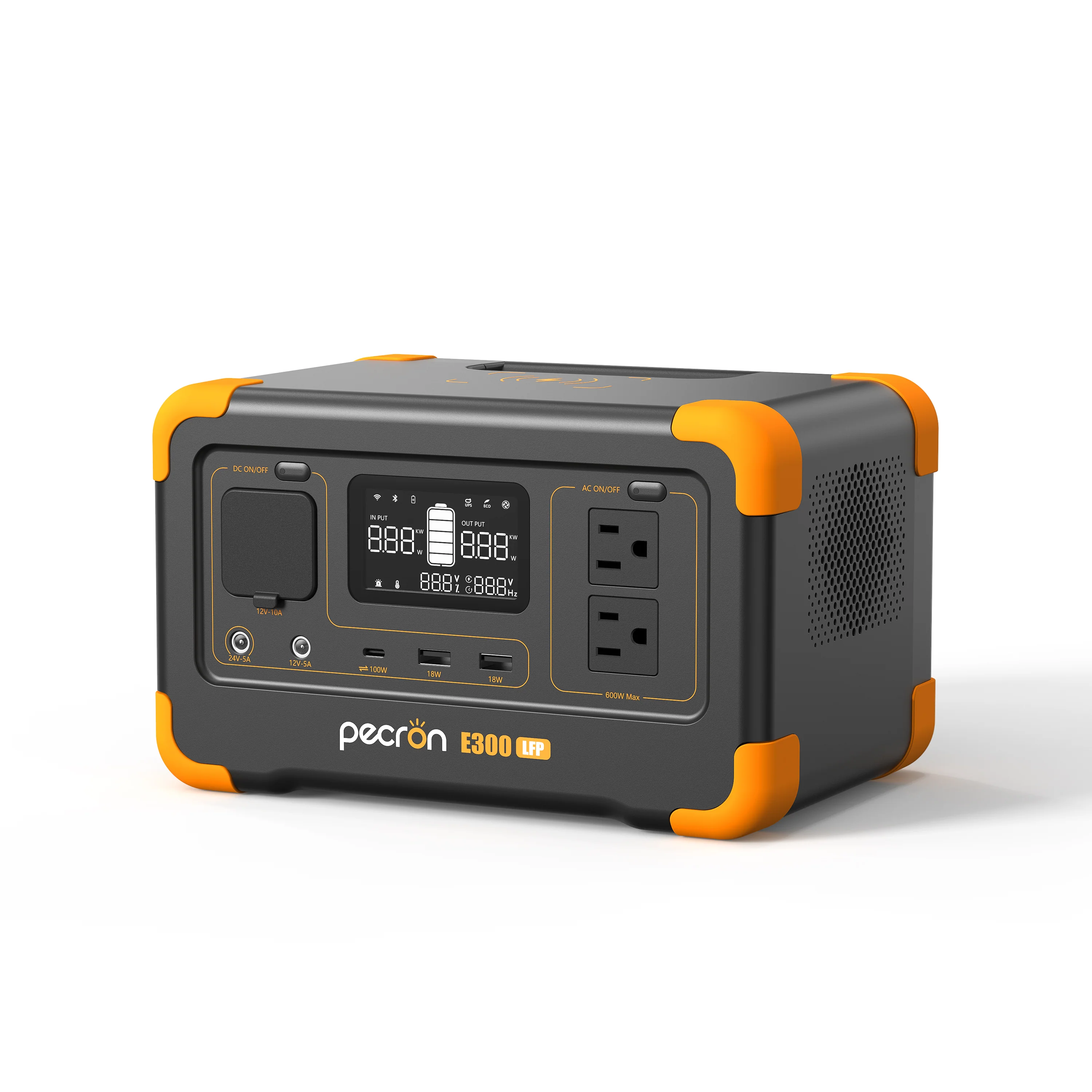 PECRON E300LFP Portable Power Station 600W 288Wh - Image 5
