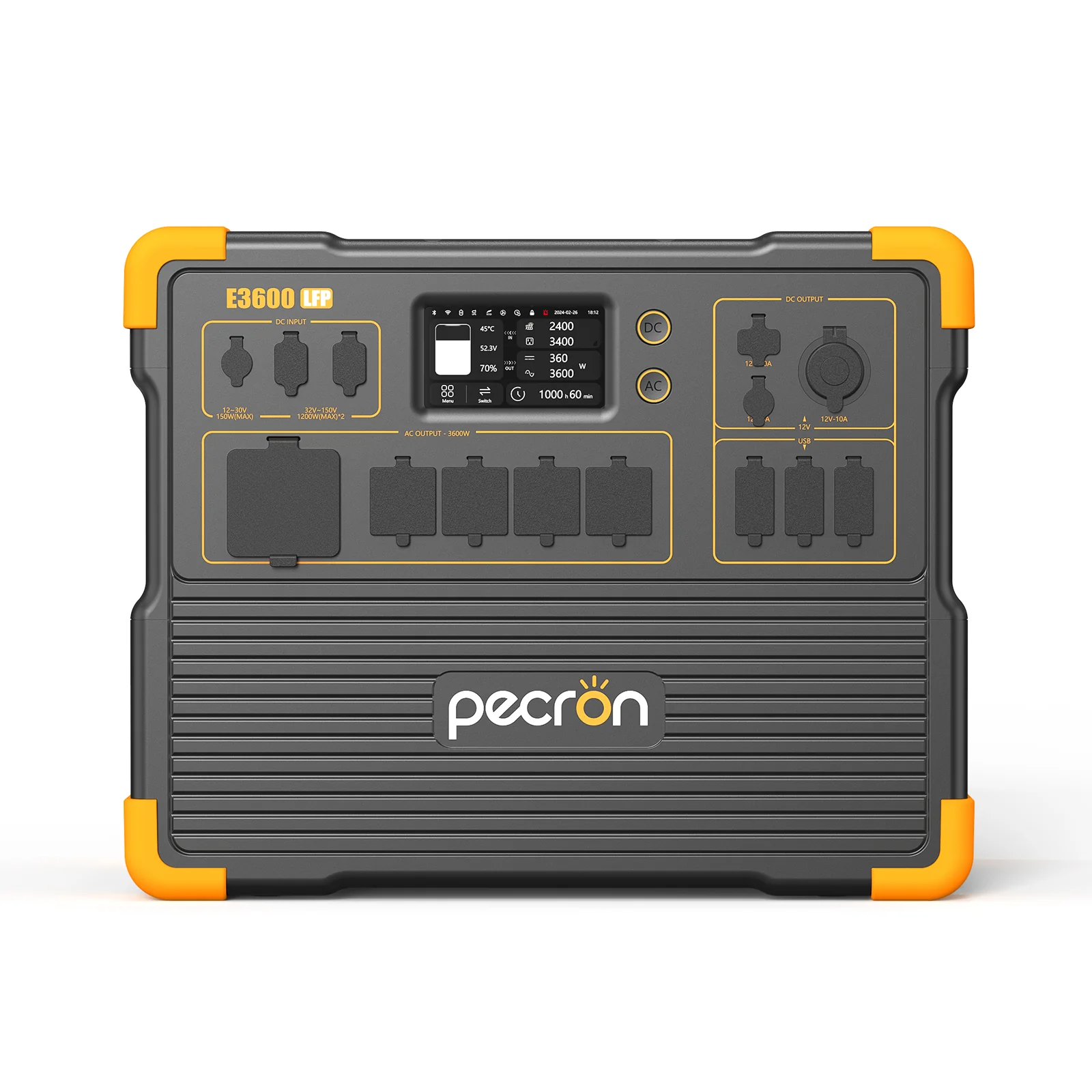 PECRON E3600LFP Portable Power Station 3600W 3072Wh - Image 4