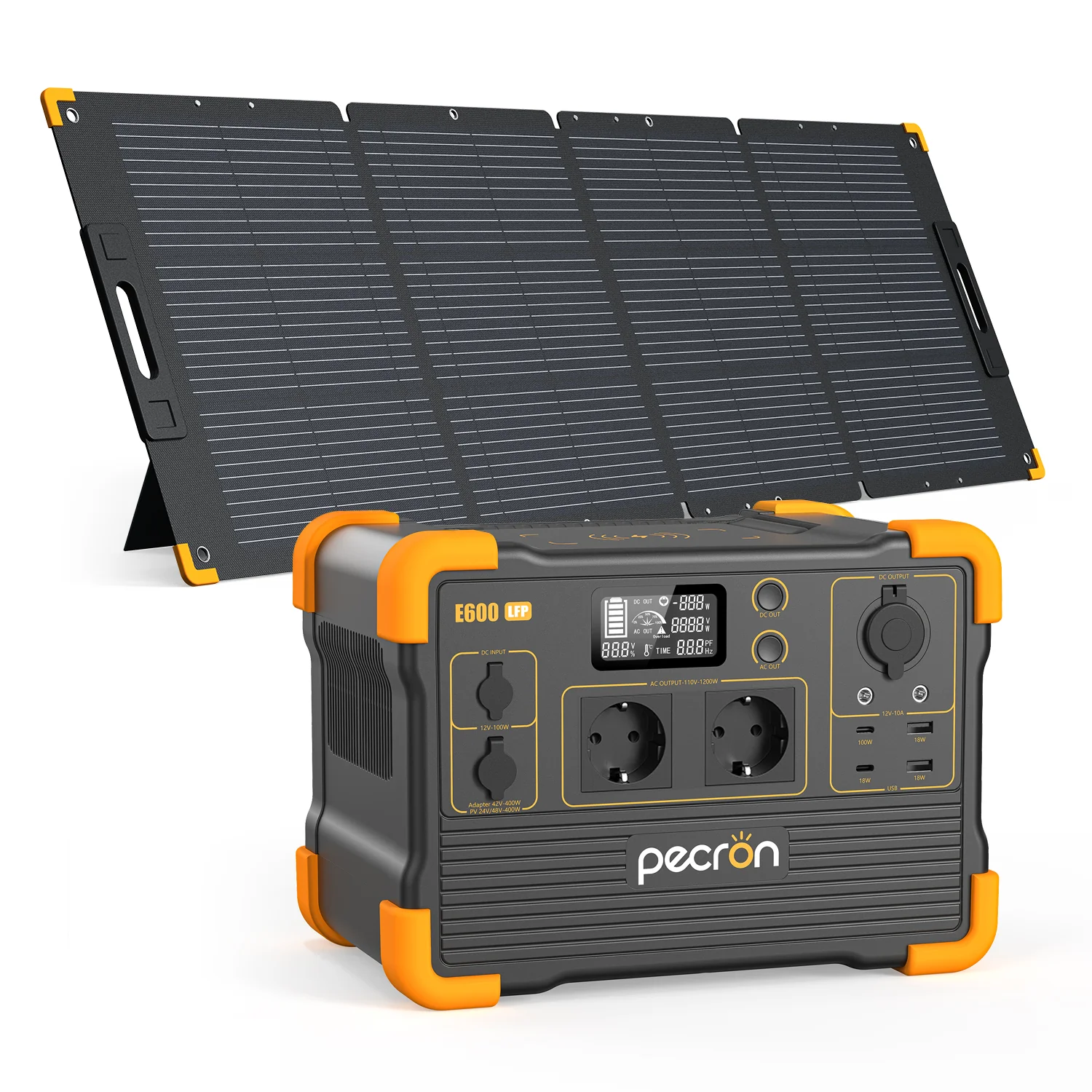PECRON E600LFP 230V Portable Power Station 1200W 614Wh LiFePo4 EU Version - Image 14