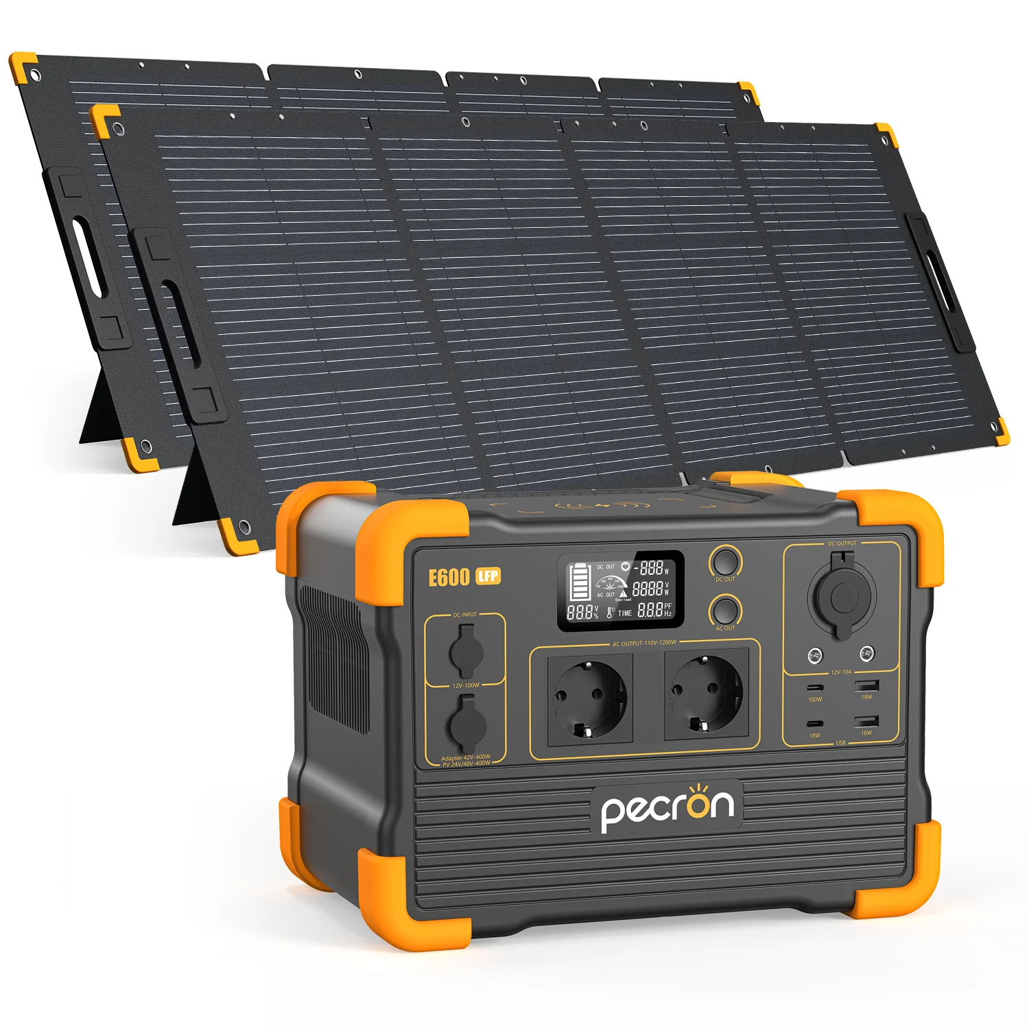 PECRON E600LFP 230V Portable Power Station 1200W 614Wh LiFePo4 EU Version - Image 15