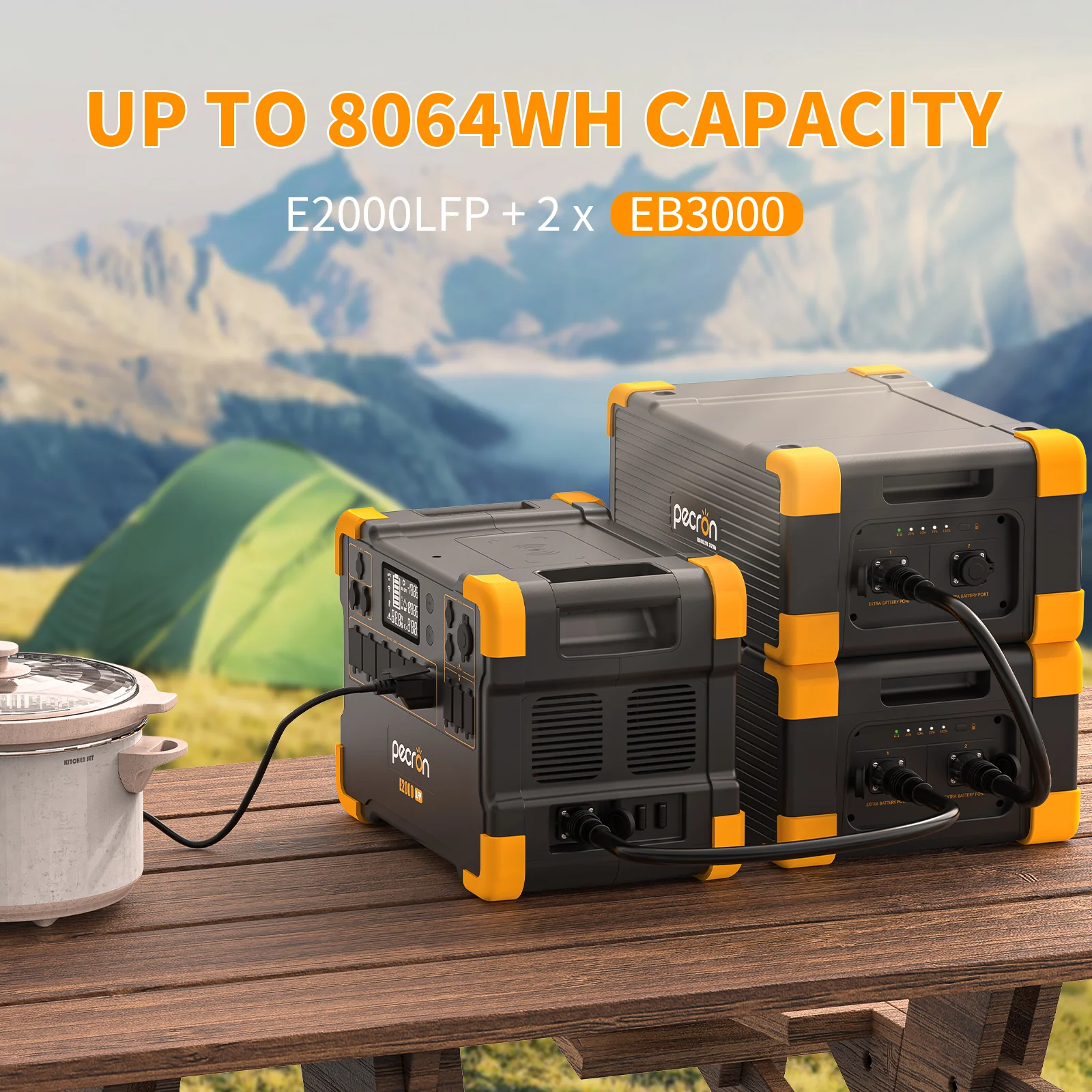 PECRON EB3000-24V  Expansion Battery 3072Wh for E2000LFP ONLY - Image 5
