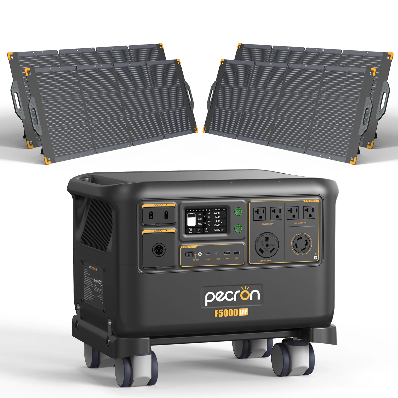 PECRON F5000LFP Portable Power Station 7200W 5120Wh 120V/240V PRE-ORDER - Image 14