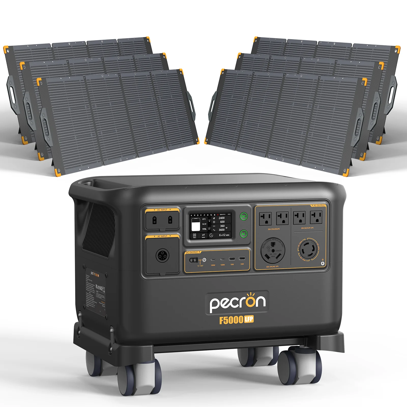 PECRON F5000LFP Portable Power Station 7200W 5120Wh 120V/240V PRE-ORDER - Image 15
