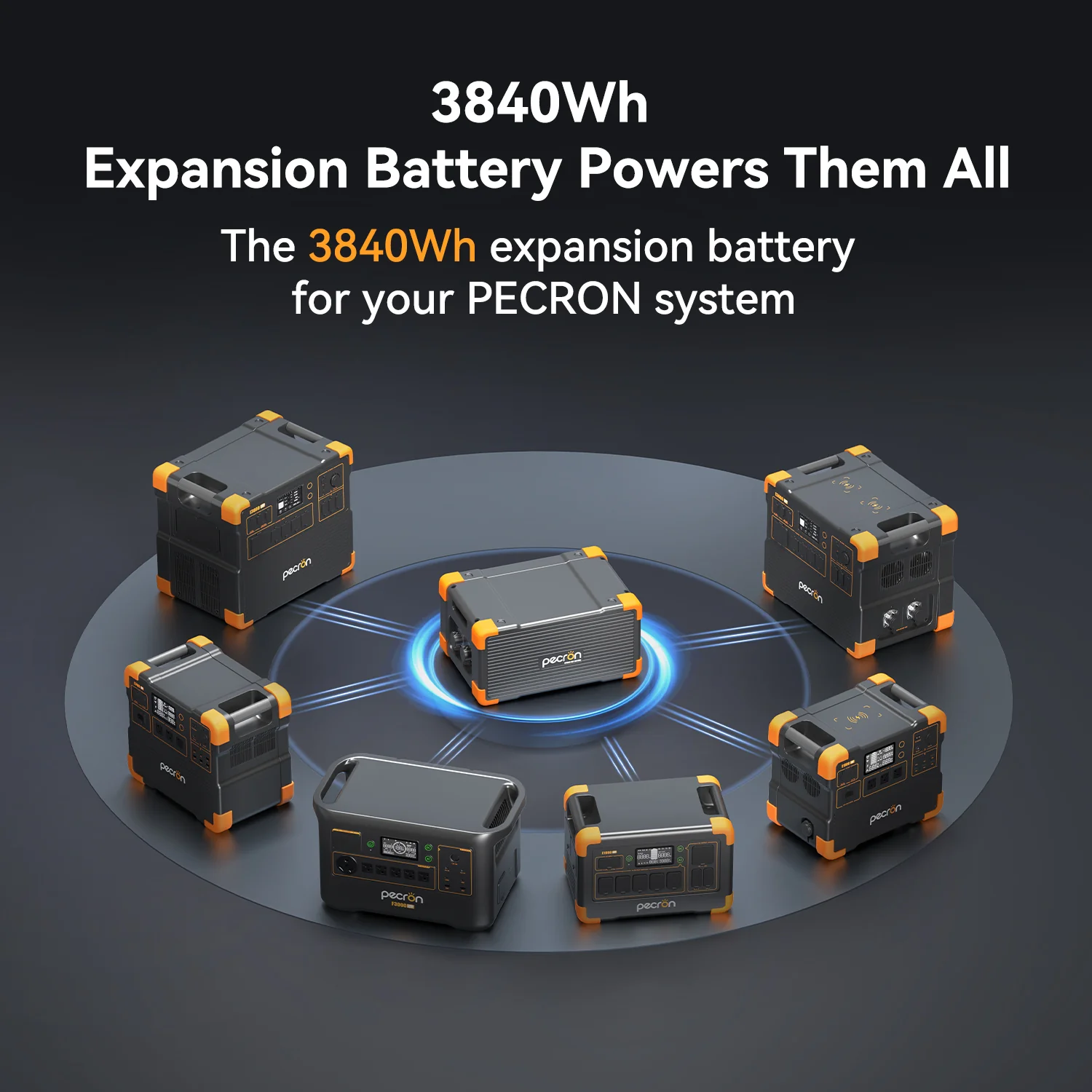 PECRON EP3800-48V Expansion Battery 3840Wh for E1500LFP/ E3600LFP/ E1000LFP/ E2400LFP/ F3000LFP - Image 3
