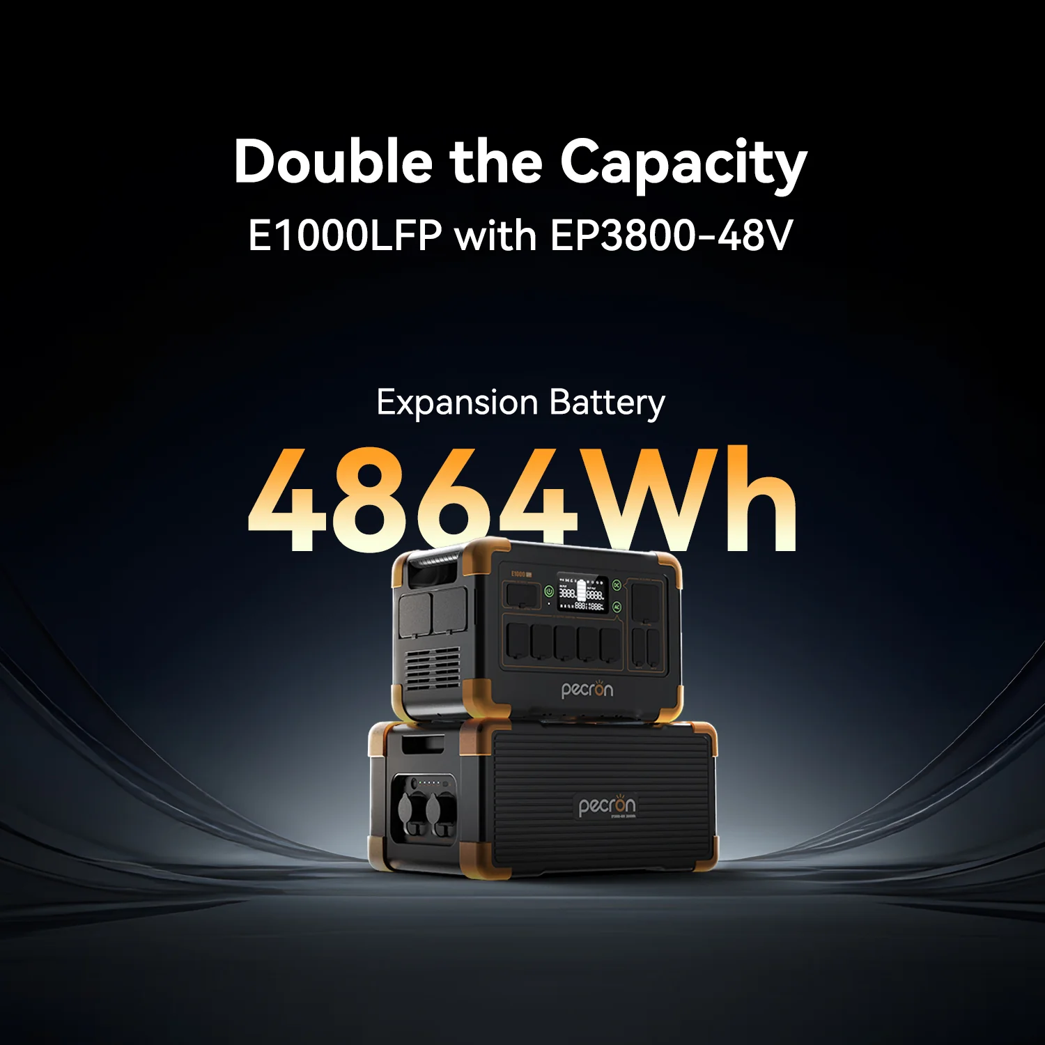 PECRON EP3800-48V Expansion Battery 3840Wh for E1500LFP/ E3600LFP/ E1000LFP/ E2400LFP/ F3000LFP - Image 5